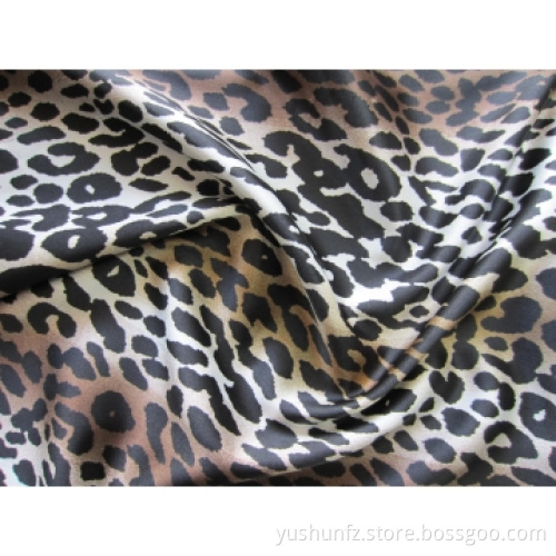 Leopard Printed Chiffon Fabric